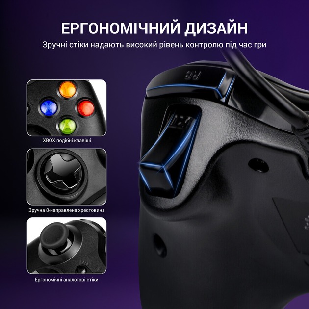 фото Геймпад GamePro MG310B 3