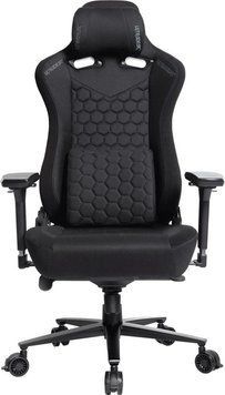 Комп'ютерне крісло для геймера Ultradesk Throne Black 1357790 фото