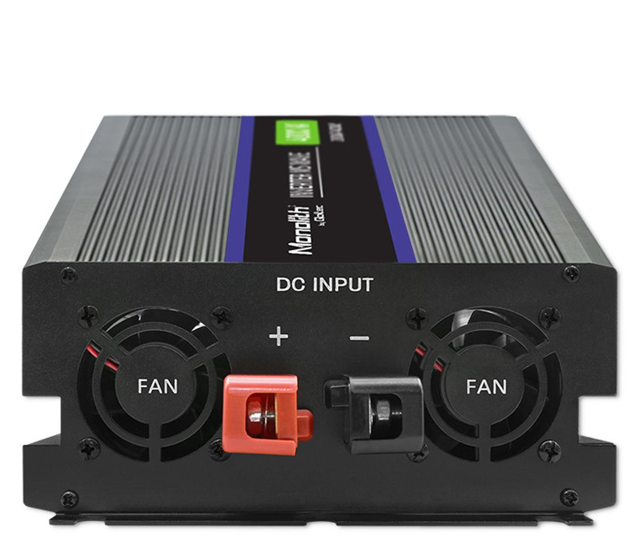Фото Перетворювач (інвертор) DC-AC Qoltec 12V/230V 2000/4000W (51928)