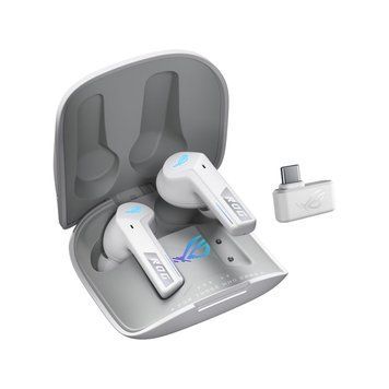 Навушники TWS Asus ROG Cetra True Wireless SpeedNova Moonlight White (90YH03Y0-BTUA10) 1344898 фото