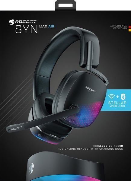 Компьютерная гарнитура Roccat Syn Max Air Black (ROC-14-155-02) 1478898ua фото