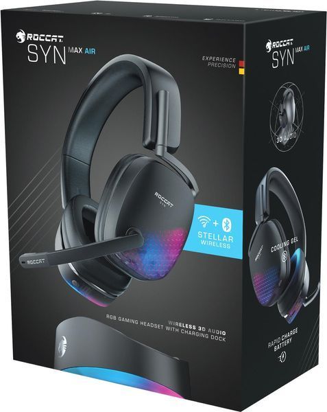 Компьютерная гарнитура Roccat Syn Max Air Black (ROC-14-155-02) 1478898ua фото