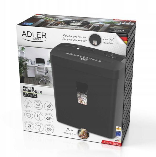 Шредер Adler AD 1037 Black 1454899 фото
