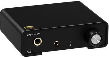 ЦАП з підсилювачем для навушників Topping DX1 Black 1467021 фото