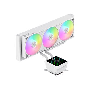 Водяне охолодження GameMax Glacier 360 LCD WH 1474929ua фото