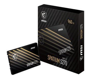 SSD накопитель MSI Spatium S270 960 GB (S78-440P130-P83) 1350313 фото
