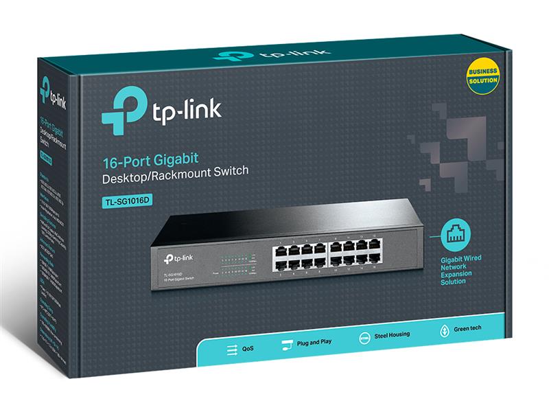 фото Коммутатор неуправляемый TP-Link TL-SG1016D 3
