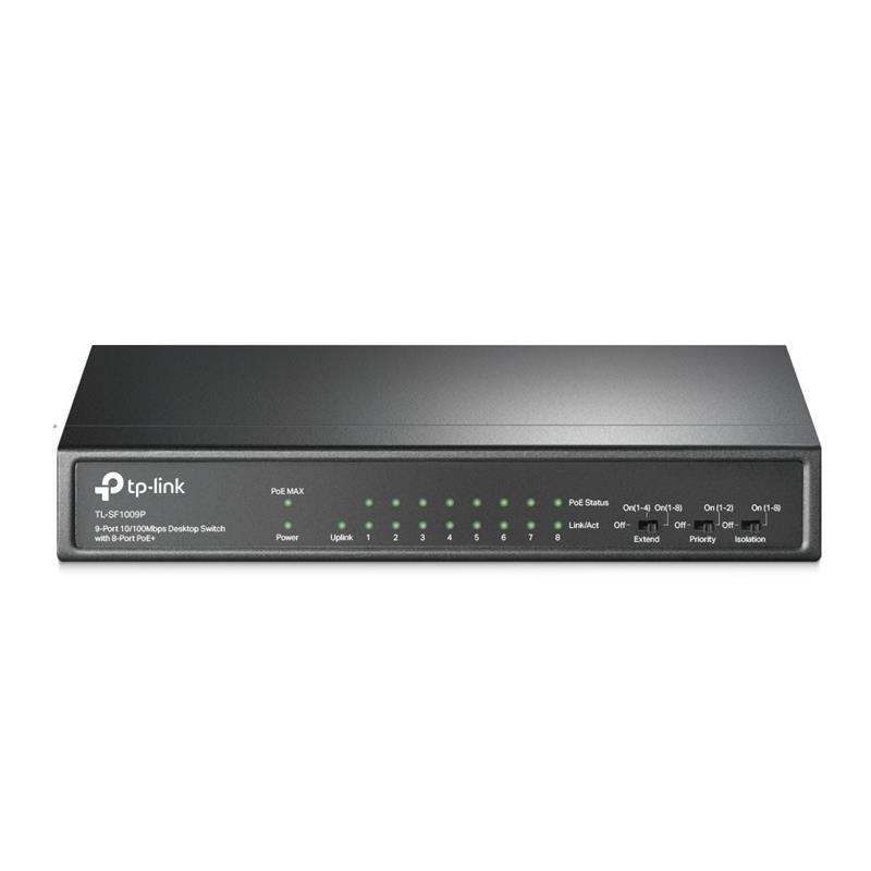 фото Комутатор некерований TP-Link TL-SF1009P 3