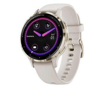 Смарт-часы Garmin Venu 3S Soft Gold S. Steel Bezel with Ivory Case and S. Band (010-02785-04/54) 1365890 фото