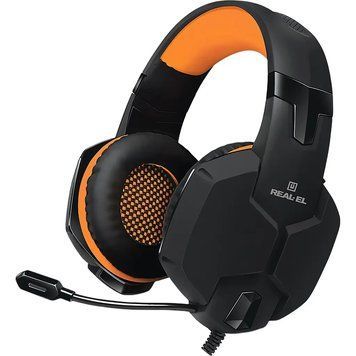 Наушники с микрофоном Real-El GDX-7700 Surround 7.1 Black-Orange (EL124100016) 1481918ua фото