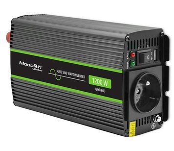 Перетворювач (інвертор) Qoltec 12V 230V 600W/1200W (51933) 1388222 фото