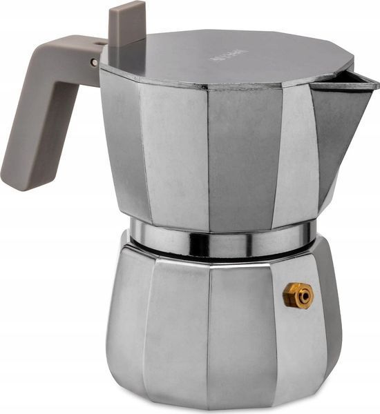 Кофеварка гейзерна Alessi Coffee Maker Moka Silver (DC06/3) 1435343 фото