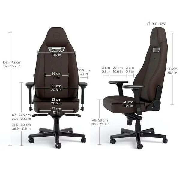 Компьютерное кресло для геймера Noblechairs Legend Java Edition Brown 1350455 фото