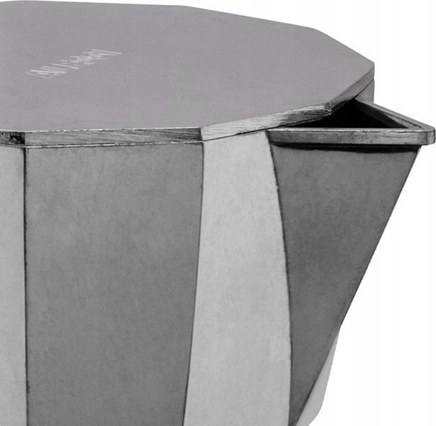 Кофеварка гейзерна Alessi Coffee Maker Moka Silver (DC06/3) 1435343 фото