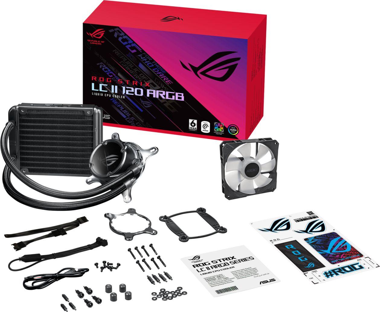 фото Водяне охолодження Asus ROG STRIX LC II 120 ARGB (90RC00D1-M0UAY0) 3