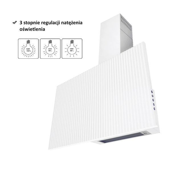 Вытяжка наклонная VDB Evolution 90 C2H White 1349477 фото