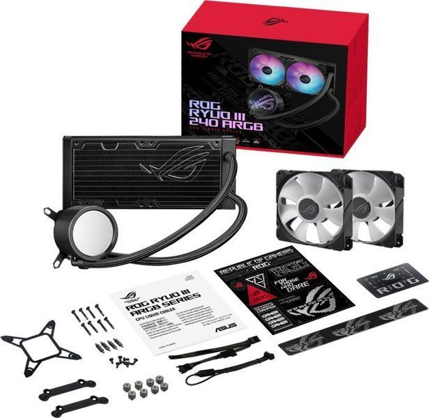 Водяне охолодження ASUS ROG Ryuo III 240 ARGB (90RC00J1-M0UAY0) 1353434 фото