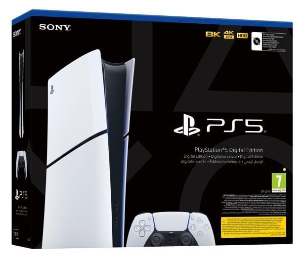 Стаціонарна ігрова приставка Sony PlayStation 5 Slim Digital Edition 825GB White (1000040658) 1365914 фото