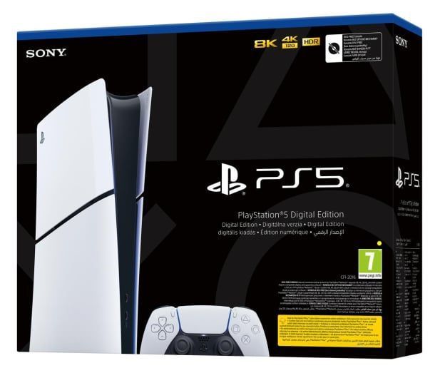 Стаціонарна ігрова приставка Sony PlayStation 5 Slim Digital Edition 825GB White (1000040658) 1365914 фото