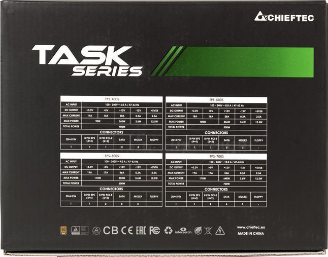 Блок живлення Chieftec TPS-600S 1350988 фото