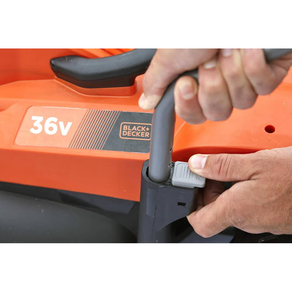 Фото Газонокосилка аккумуляторная Black+Decker BCMW3336L2