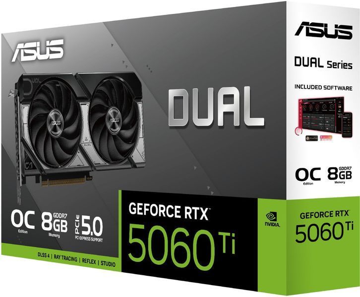 Відеокарта Asus DUAL-RTX5060TI-O8G 1446603ua фото