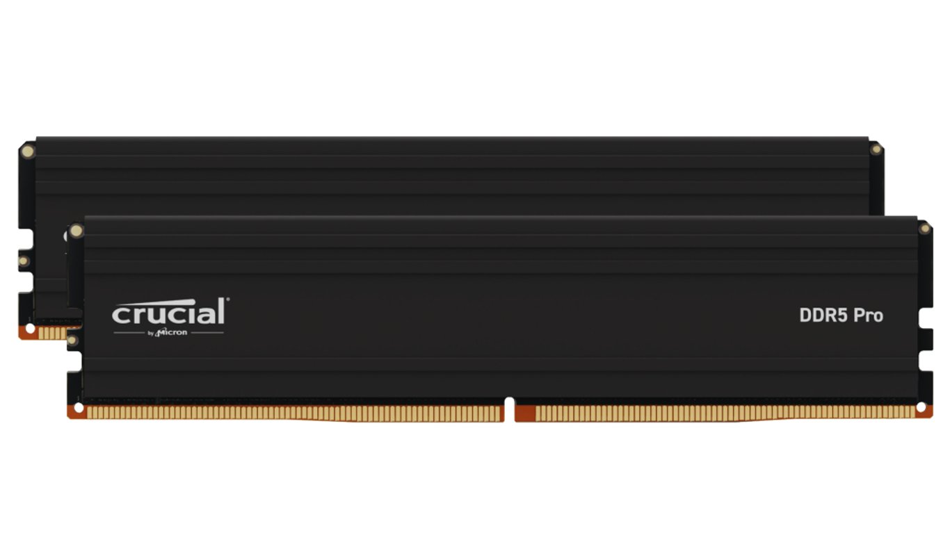 Фото Пам'ять для настільних комп'ютерів Crucial 96 GB (2x48GB) DDR5 5600 MHz Pro (CP2K48G56C46U5)