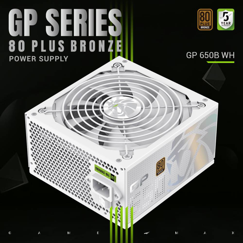 фото Блок живлення GameMax GP-650B WH 1