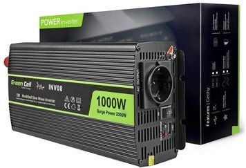 Перетворювач (інвертор) DC-AC Green Cell INVGC09 12/220В 1000/2000W 1389060 фото