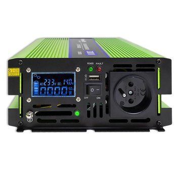 Перетворювач (інвертор) Qoltec UPS 12V 230V 1000W/2000W (51942) 1388226 фото