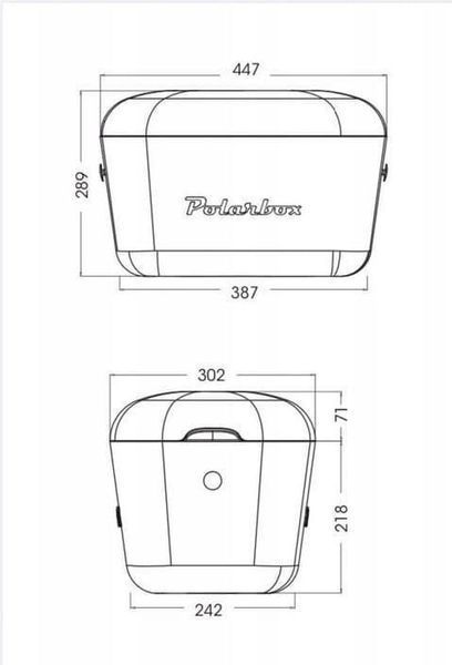 Портативний холодильник Polarbox Pop 20L Tursque 1464431 фото