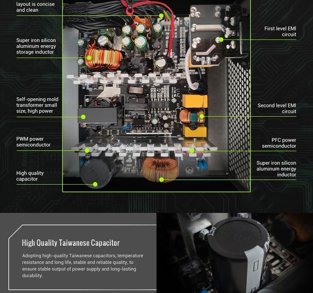 Блок живлення GameMax GP-650B WH 1474675ua фото