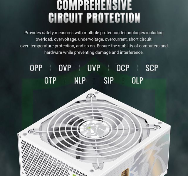 Блок живлення GameMax GP-650B WH 1474675ua фото