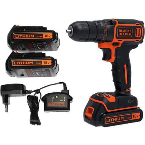Фото Дрель Black+Decker BDCDC18B-QW