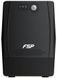 Лінійно-інтерактивне ДБЖ FSP FP1500 1500ВА/900Вт Lin-Int Black (PPF9000501) 1362940 фото 2