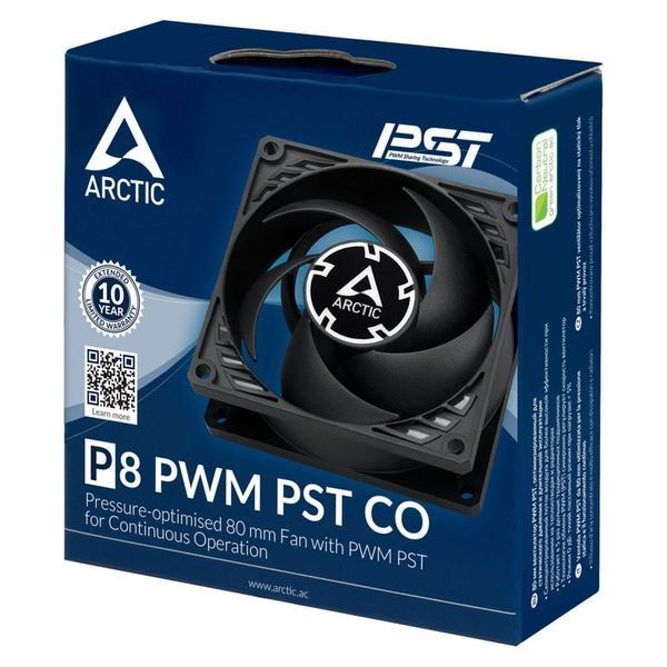Вентилятор Arctic P8 PWM PST CO Black (ACFAN00151A) 1402576ua фото
