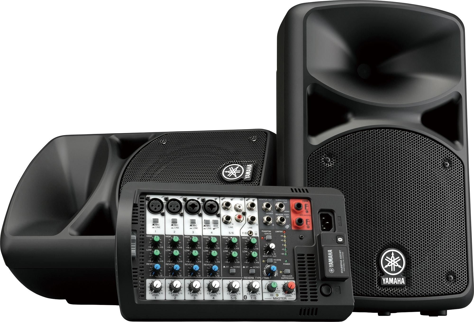 Фото Звукопідсилювальний комплект (2 АС + мікшерний пульт) Yamaha Stagepas 400BT