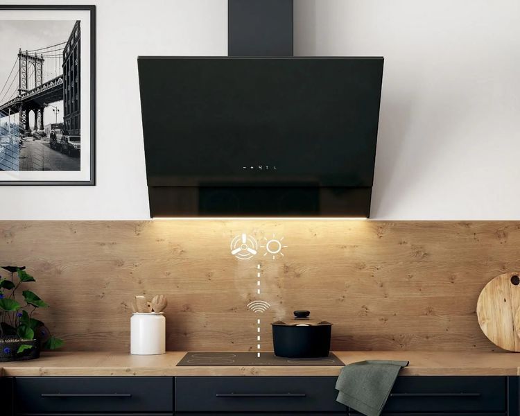 Вытяжка наклонная VDB IQ 60 H2H Black 1349474 фото