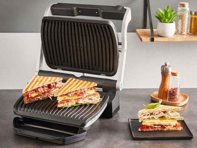 Электрогриль прижимной Tefal OptiGrill+ GC718D10 1348858 фото