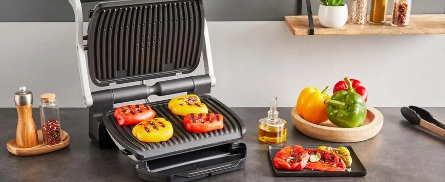 Электрогриль прижимной Tefal OptiGrill+ GC718D10 1348858 фото