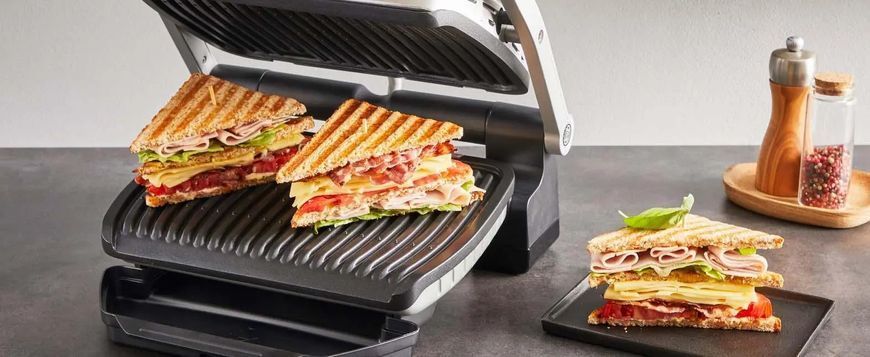Электрогриль прижимной Tefal OptiGrill+ GC718D10 1348858 фото