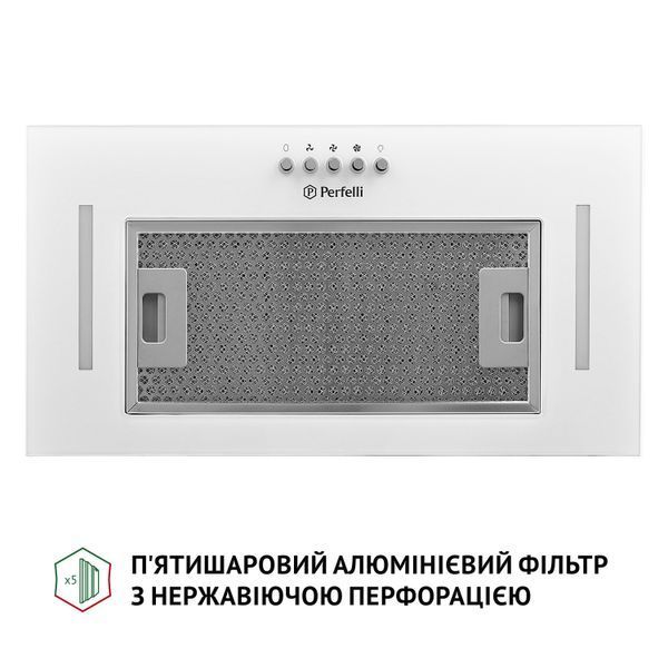 Витяжка вбудована Perfelli BI 5684 WH 1000 LED 1474813ua фото