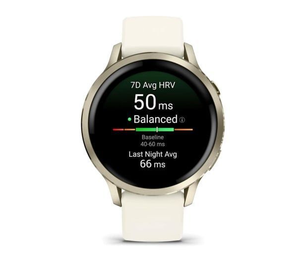Смарт-годинник Garmin Venu 4 41 mm Lunar Gold with Bone Silicone Band (010-03013-00) 1365761 фото