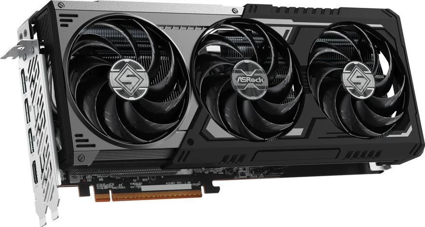 Відеокарта ASRock Radeon RX 9070 XT Steel Legend Dark 16GB (RX9070XT SLD 16G) 1446601 фото