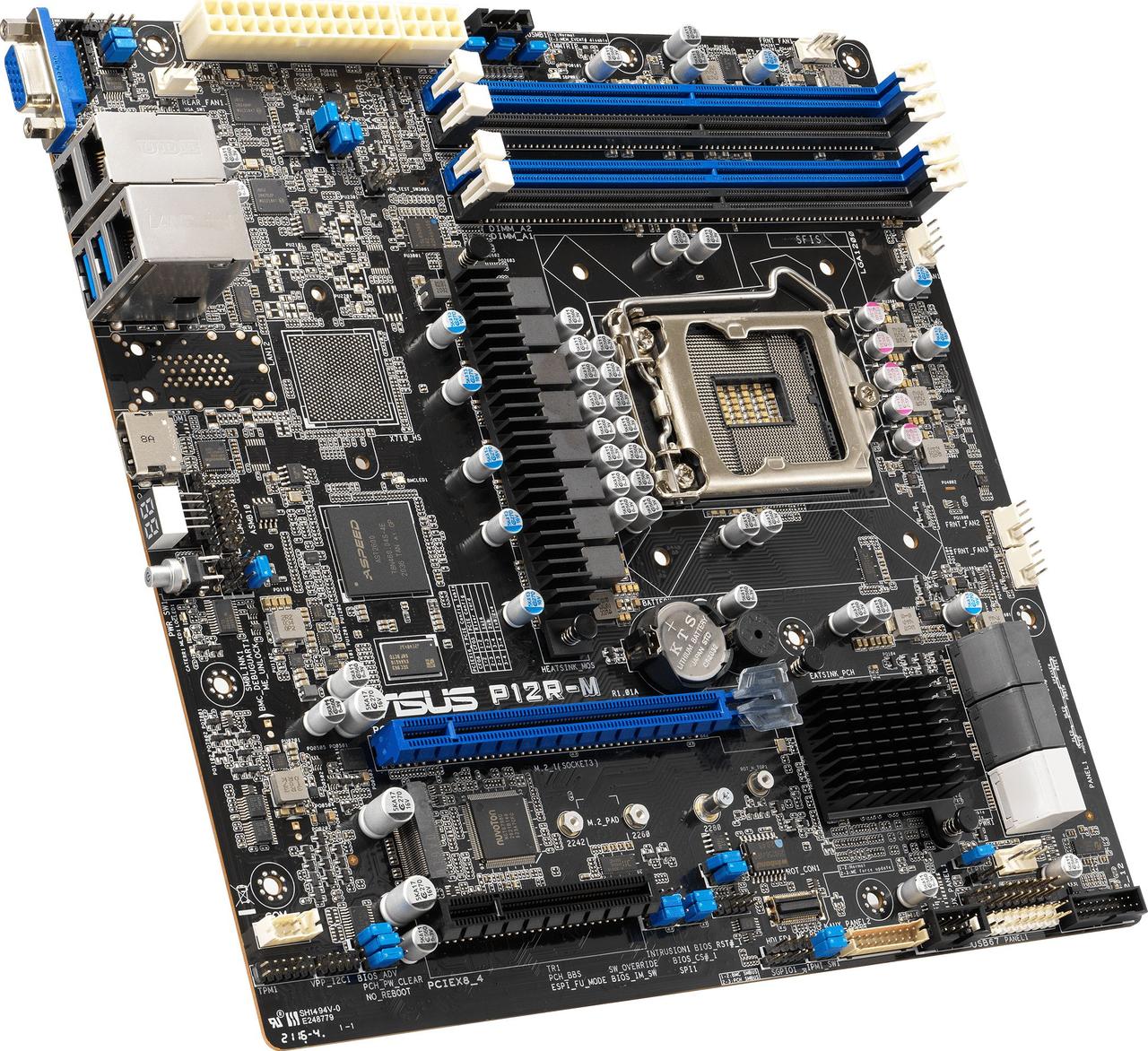 фото Материнська плата Asus P12R-M 1