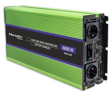 Перетворювач (інвертор) Qoltec UPS 12V 230V 3000W/6000W (51945) 1388229 фото