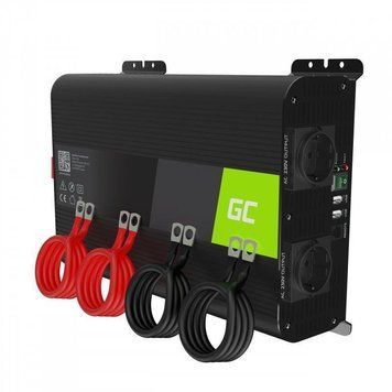 Перетворювач (інвертор) DC-AC Green Cell INVGC12 12/230В 3000/6000W 1354367 фото
