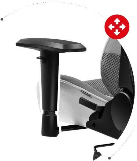Комп'ютерне крісло для геймера Huzaro Force 6.2 White Mesh 1352953 фото