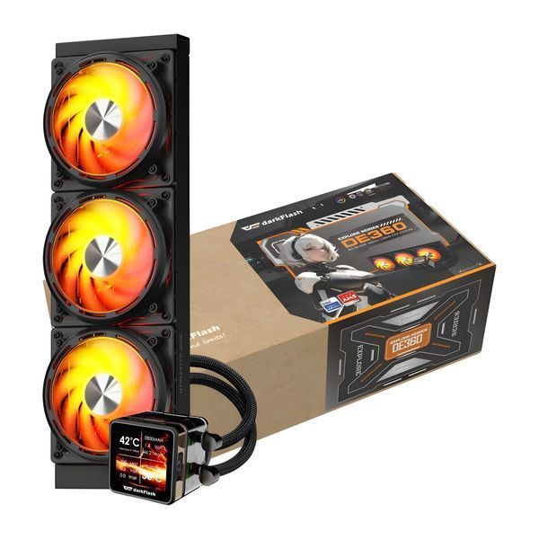 Водяне охолодження DarkFlash DE360 Black 1480682 фото