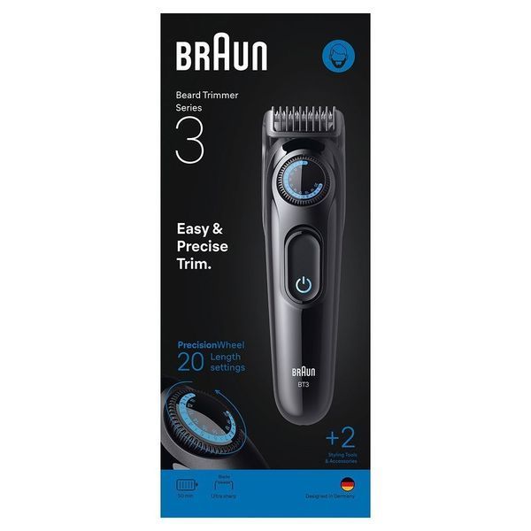 Тример для бороди та вусів Braun BeardTrimmer Series 3 BT3500 1474190ua фото